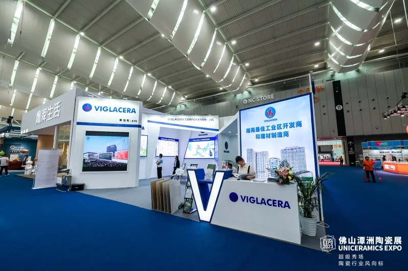 Viglacera là doanh nghiệp Việt Nam đầu tiên tại triển lãm Uniceramics Expo  (Trung Quốc)