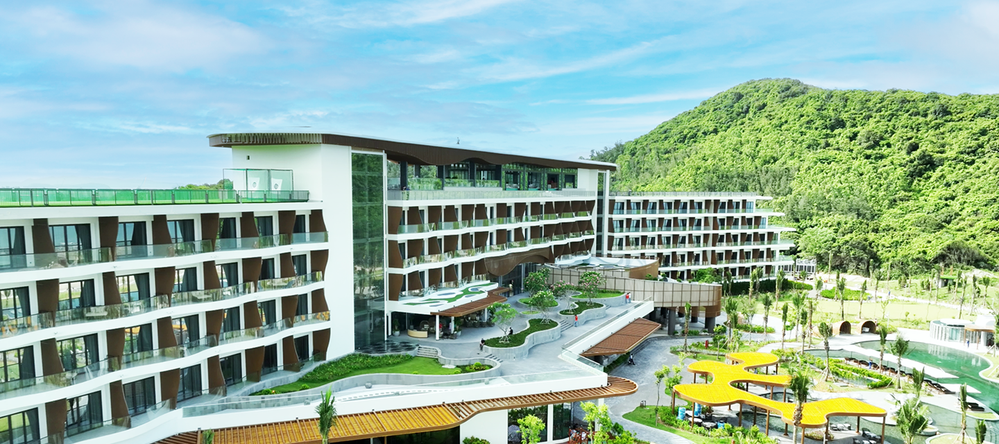 Ứng dụng Kính siêu trắng tại Angsana Quan Lạn