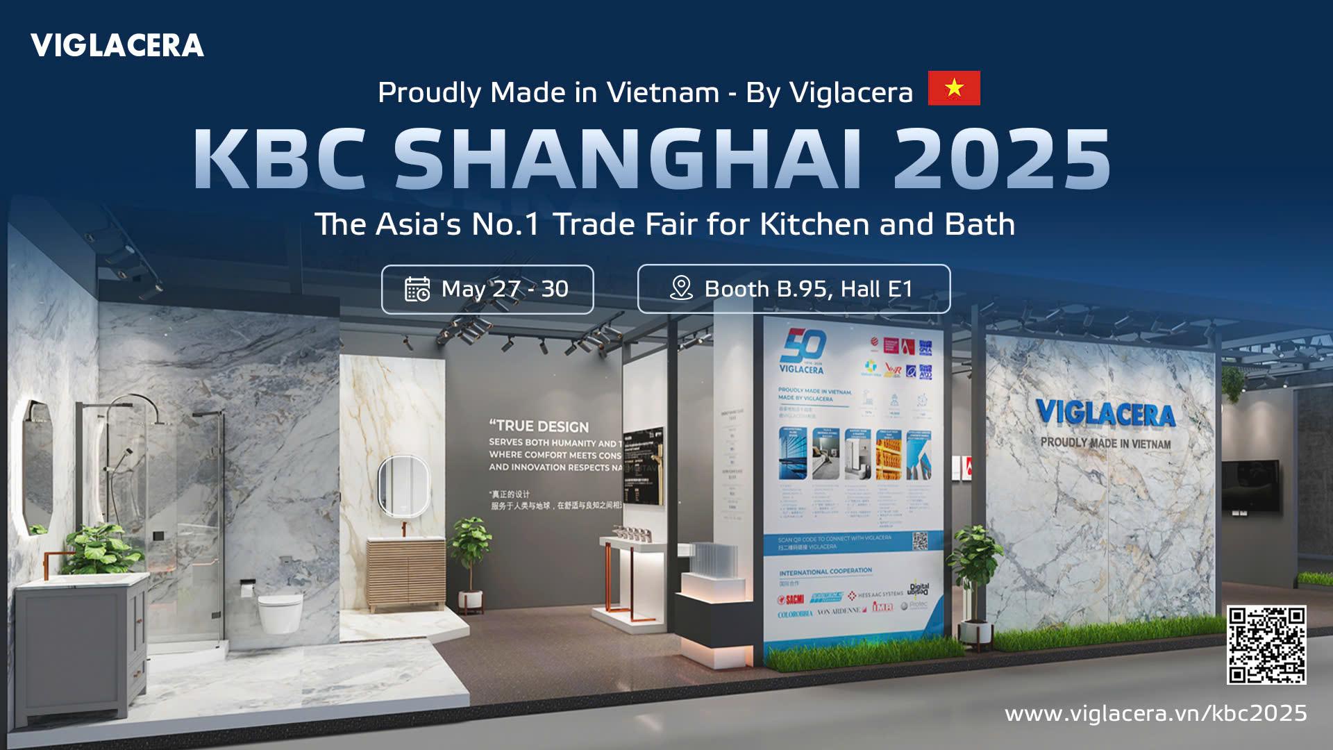 Dấu ấn Viglacera tại Kitchen & Bath China 2025