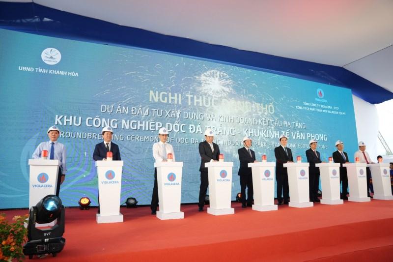 Động thổ Dự án Khu công nghiệp Dốc Đá Trắng tại Khu Kinh tế Vân Phong - tỉnh Khánh Hòa